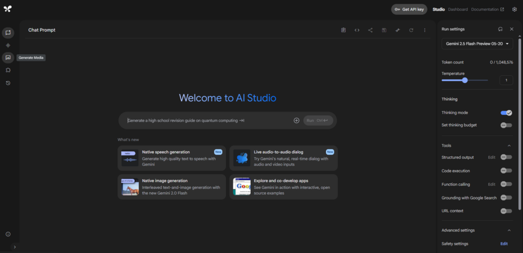 Google AI Studio