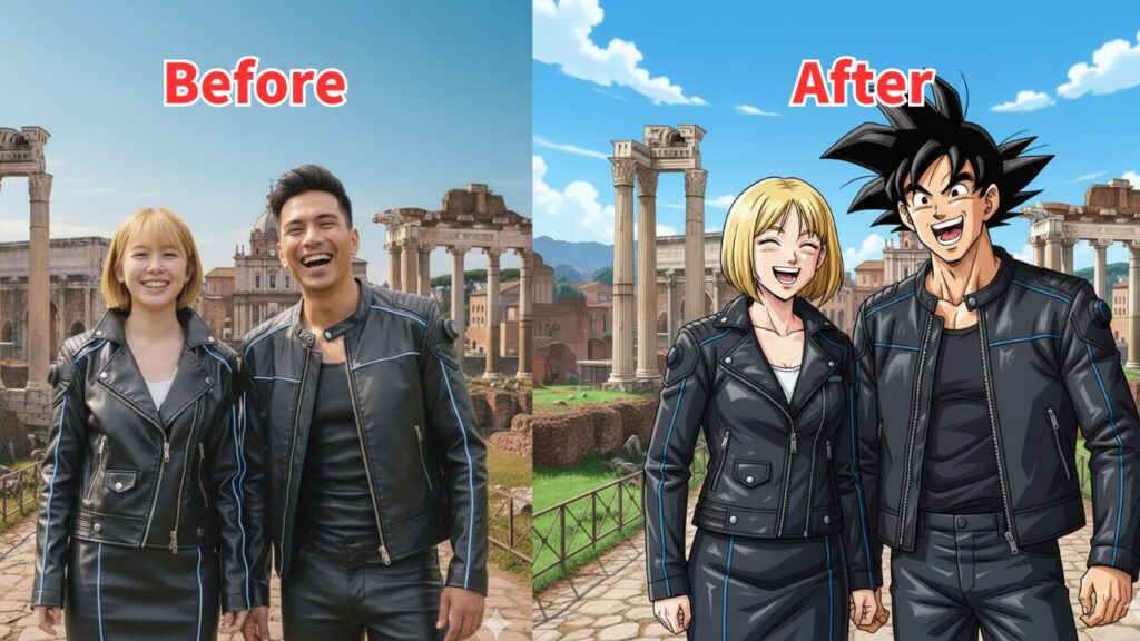 画風を変える