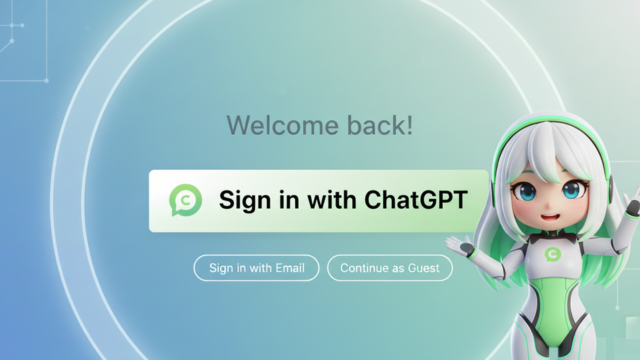 Sign in with ChatGPT