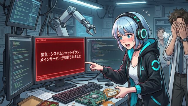 大ボケをかます新人